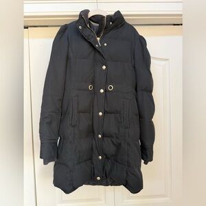 JUICY COUTURE | Y2K 00s Down Filled Black Puffer Jacket MISSING BELT & HOOD